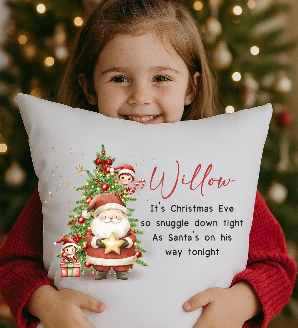 Snuggle Down Tight personalised cushion