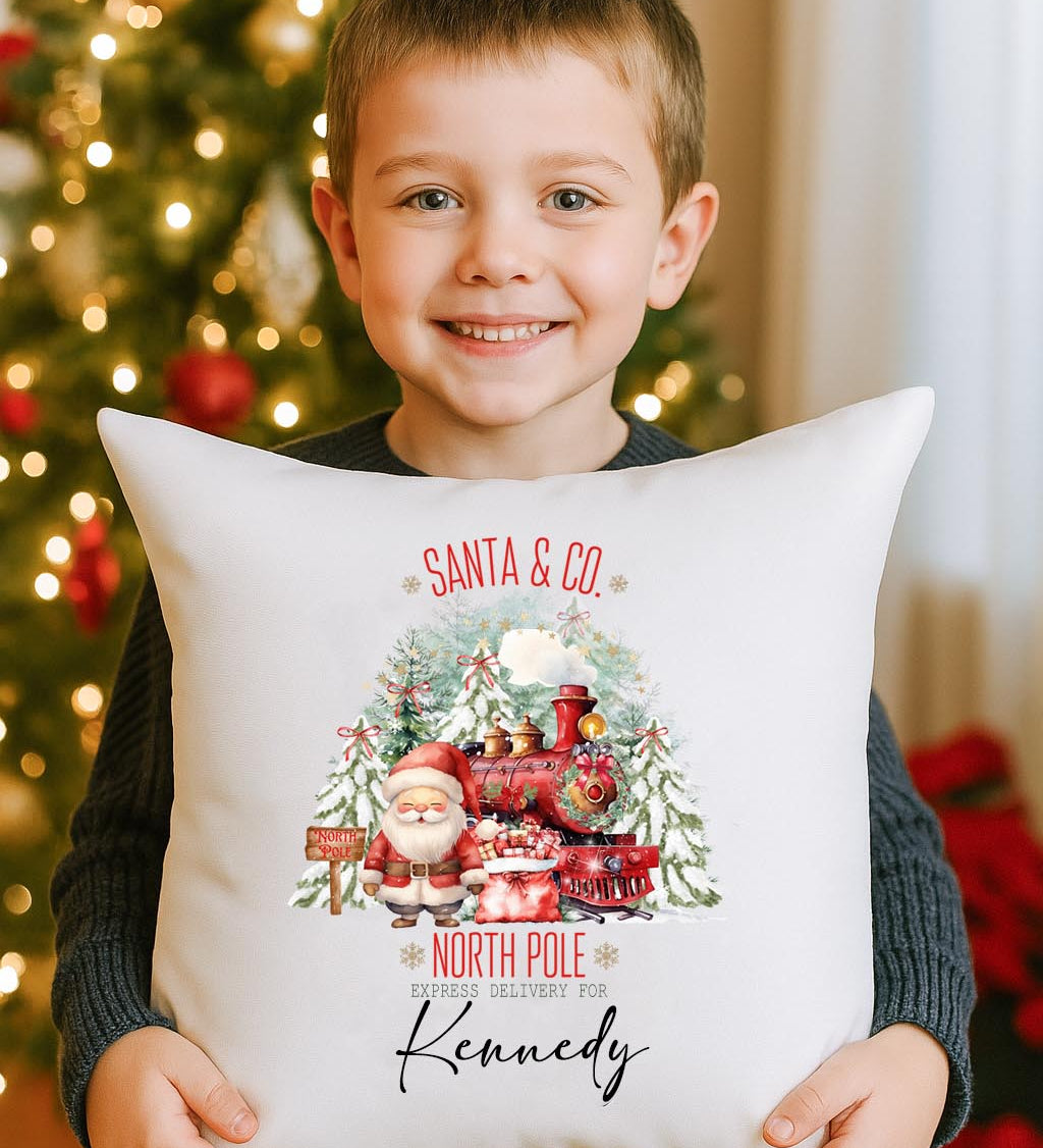 kids cushion Express Delivery with name, festive holiday décor