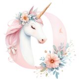 Unicorn Initial Enamel Mug