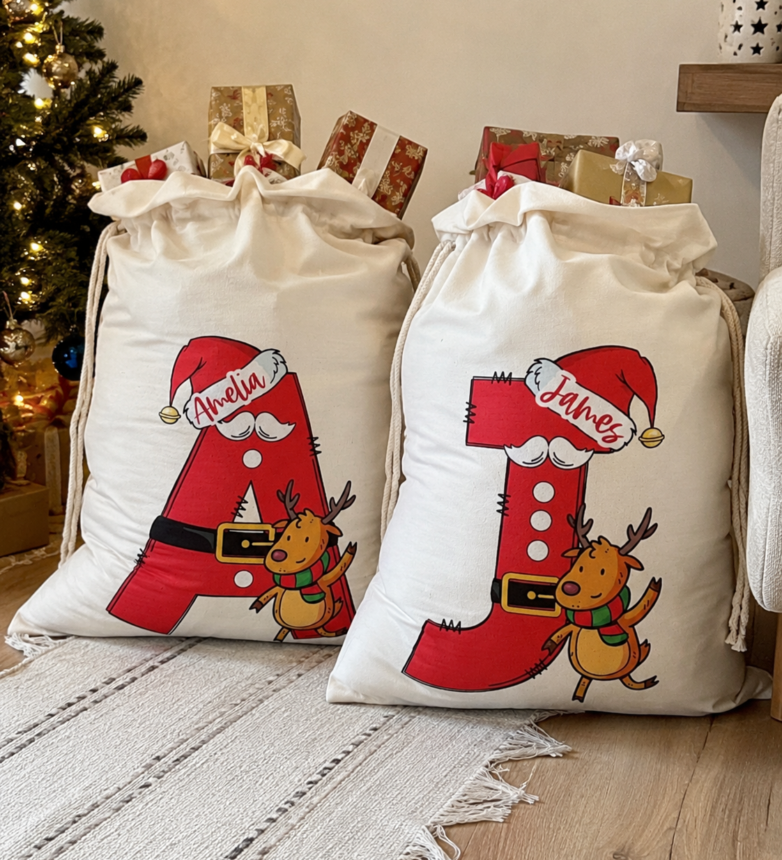 Santa Suit Initial Santa Sack