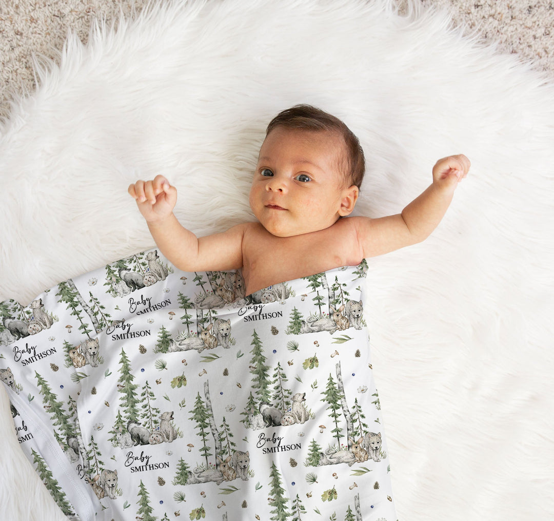 Custom Swaddle Wrap &amp; Beanie