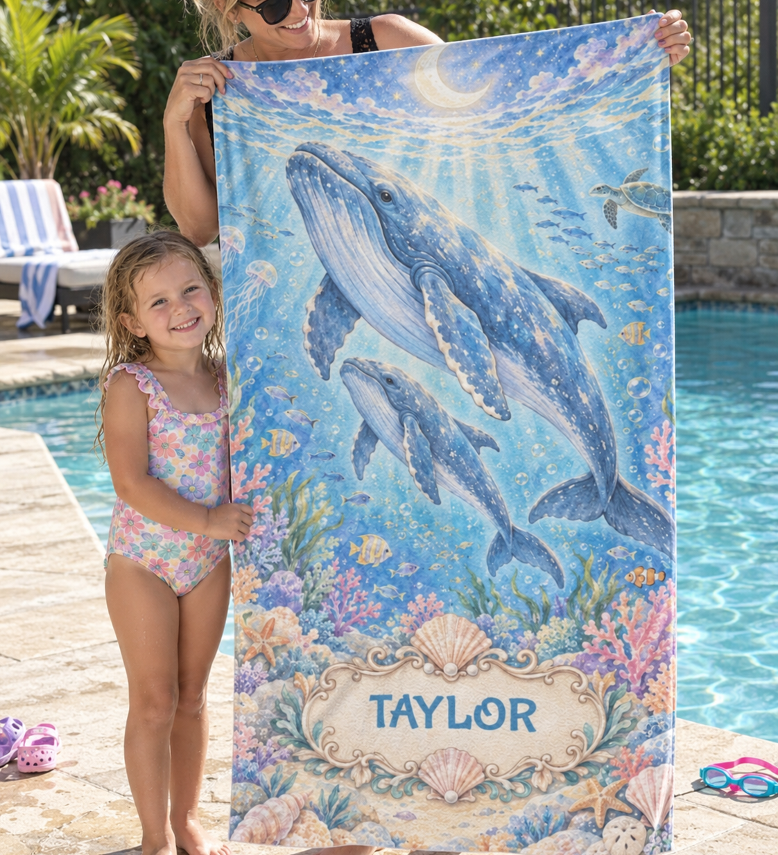 Storybook Personalized Beach Towel