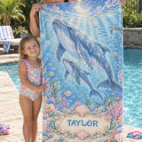 Storybook Personalized Beach Towel