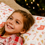 PERSONALISED KIDS CHRISTMAS PILLOWCASE