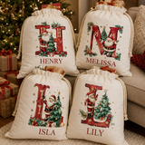 Santa Monogram Santa Sack