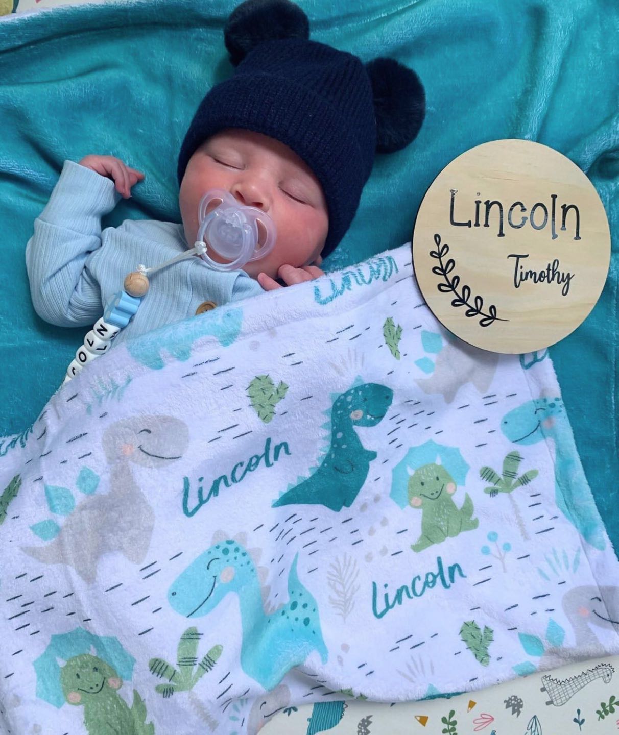 Personalised kids blanket - The Custom Co