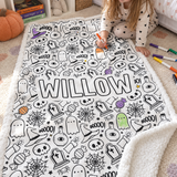 Halloween Colouring Blanket