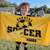 Soccer Team Personalized Towel