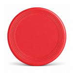 Red personalised pet photo frisbee printed with your dog's picture - The Custom Co