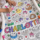 Dumpling Squishy Colouring Blanket