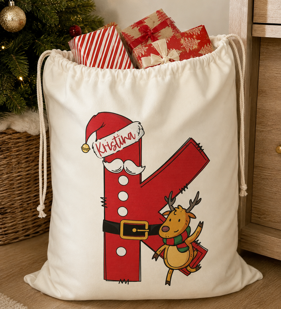 Santa Suit Initial Santa Sack