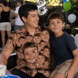 Matching Custom Face Hawaiian shirt for the friends - The Custom Co