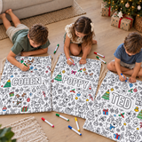 Christmas Colouring Santa Sack