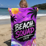 Beach Squad Personalized Towel