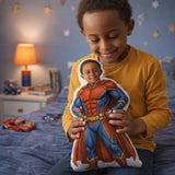 Personalised Photo Face Pillow – Custom Character Cushion