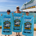 Making Memories Cruise 2026 beach towel personalized with each name, cruise gift