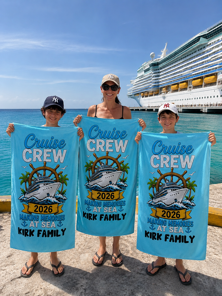 Making Memories Cruise 2026 | Personalized Quick Dry Sand-Free Towel