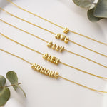 Bubble Name Necklace