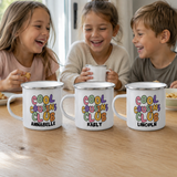 Personalised Cool Cousins Club Enamel Mug