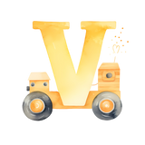 Construction Initial Enamel Mug