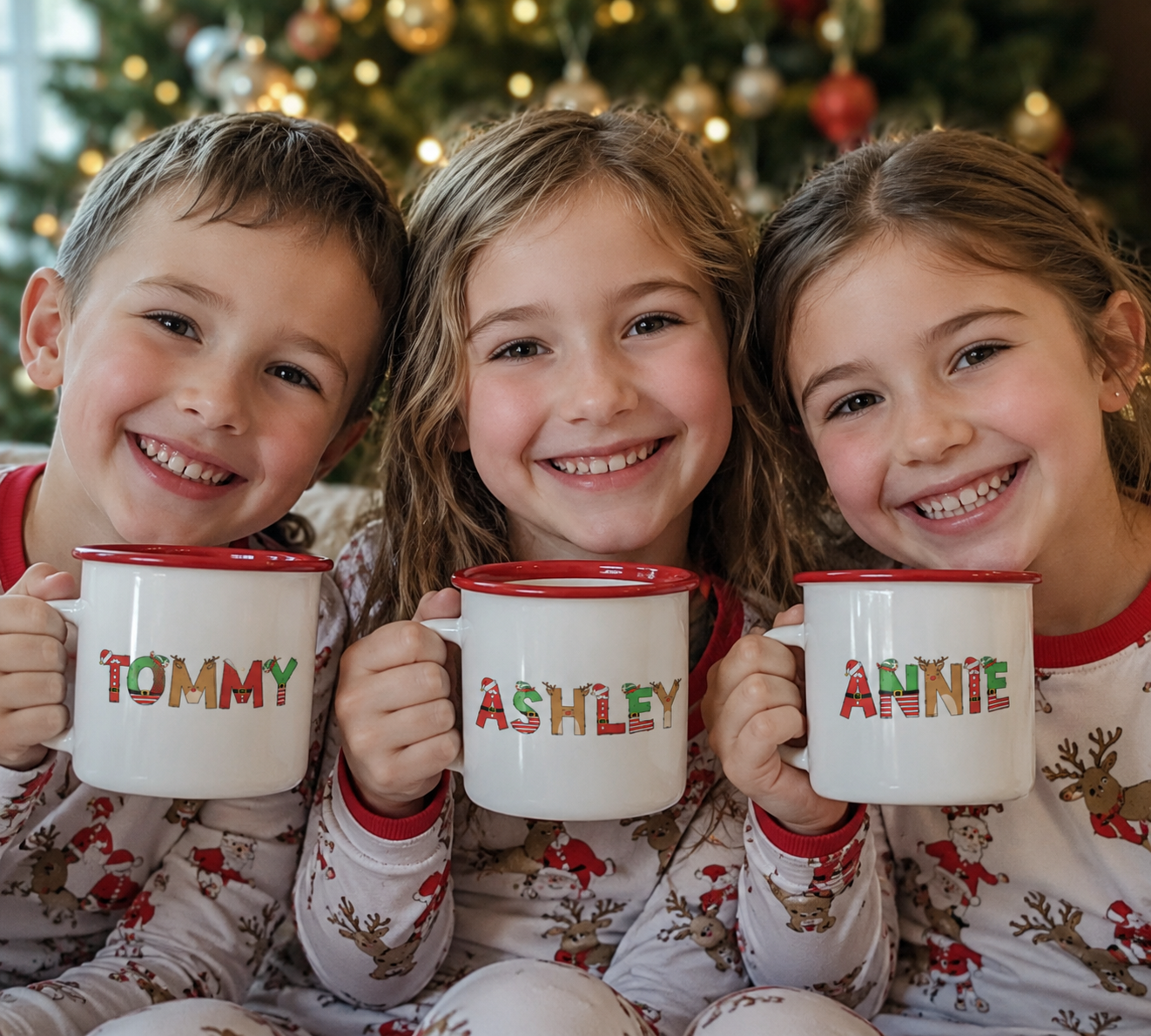North Pole Crew Personalised Enamel Mug