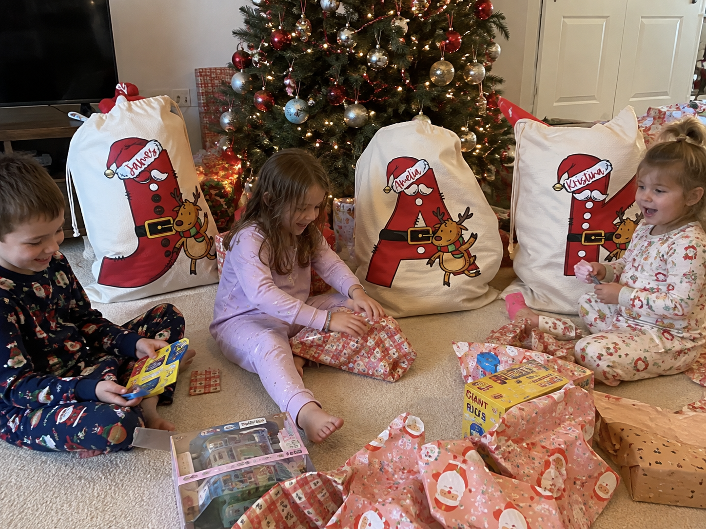 Santa Suit Initial Santa Sack