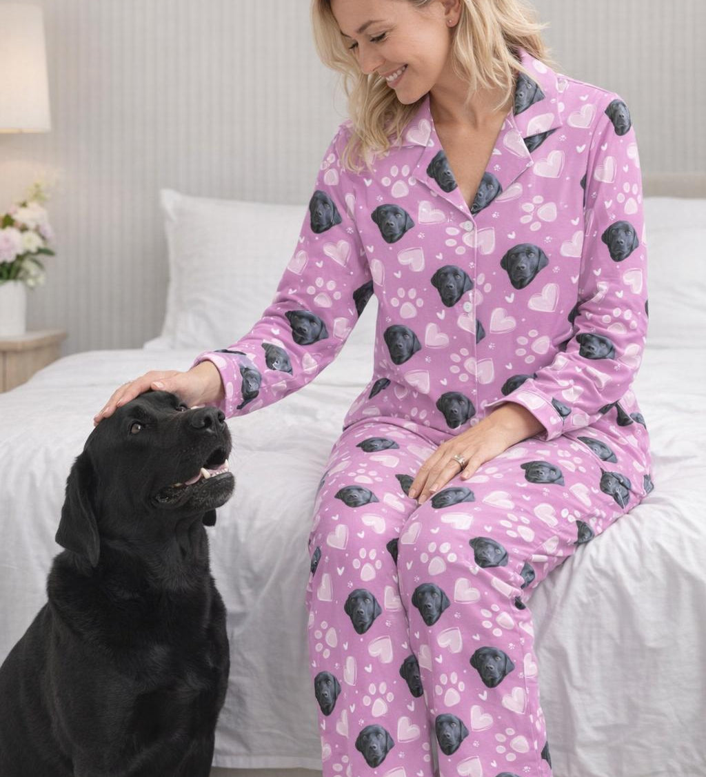 Pet Pyjama Set – Custom Dog Print Long Sleeve Pyjamas
