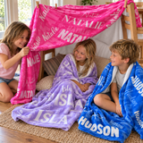 Name Collage Personalised Blanket