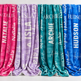 Name Collage Personalised Blanket