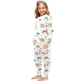 Aussie Christmas Personalised Pyjamas - Kids Long Sleeve - The Custom Co