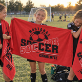 Soccer Team Personalized Towel