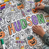 Halloween Colouring Blanket