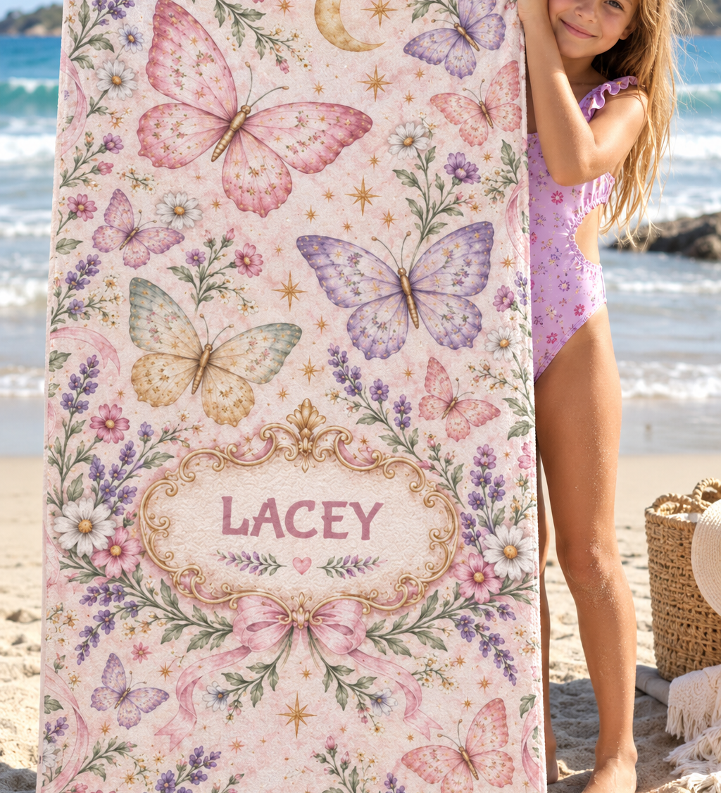 Storybook Personalized Beach Towel
