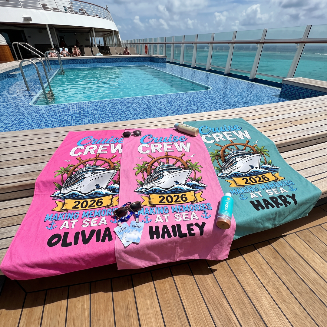 Making Memories Cruise 2026 | Personalized Quick Dry Sand-Free Towel