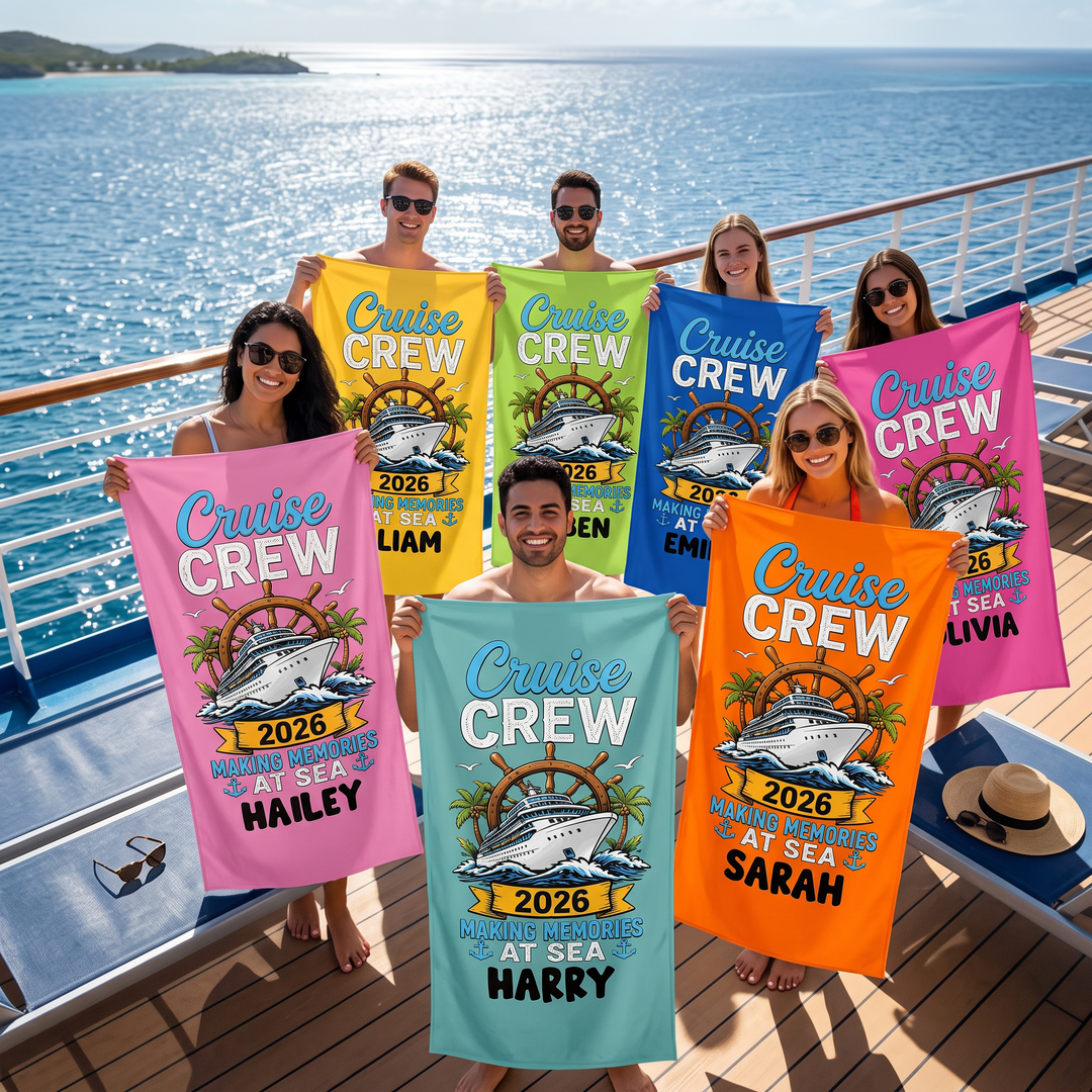 Making Memories Cruise 2026 | Personalized Quick Dry Sand-Free Towel