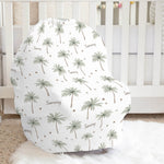 Personalised nursing feeding cover used as a baby car seat cover sunshade