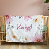 FLORAL PERSONALISED BLANKET