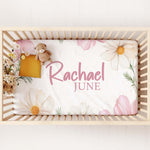 FLORAL PERSONALISED BLANKET