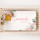 Personalised Floral Blanket
