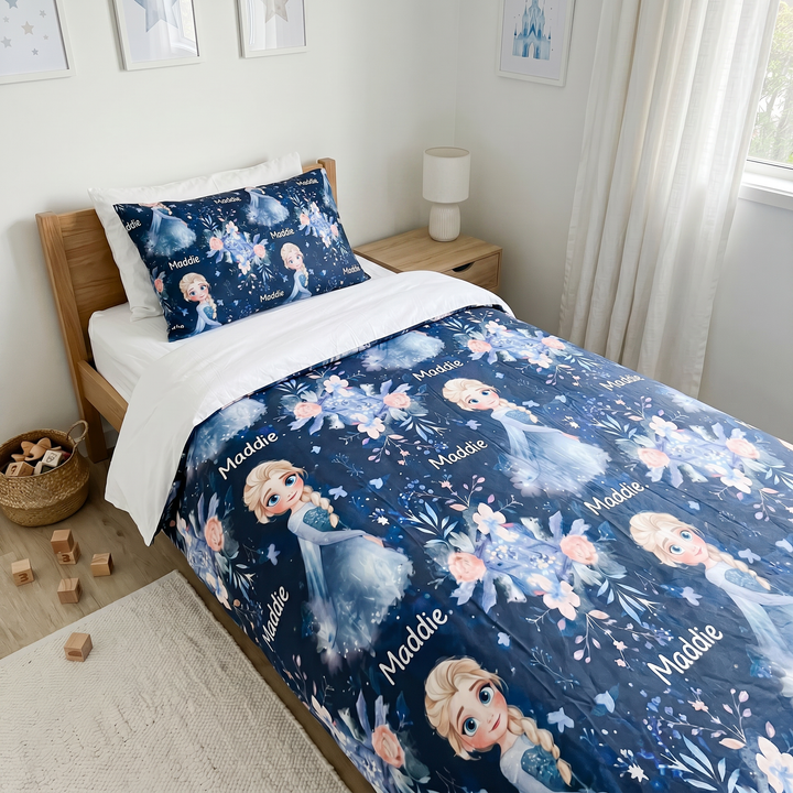Personalised Kids Quilt Cover &amp; Pillowcase Set