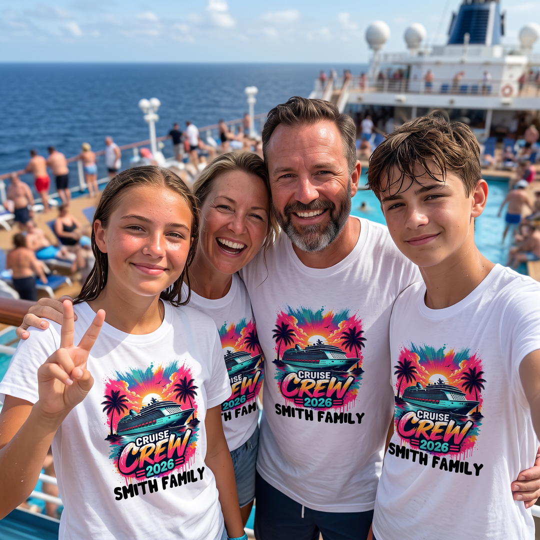Cruise Crew 2026 Personalized T-Shirt