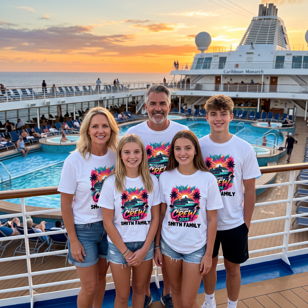 Cruise Crew 2026 Personalized T-Shirt