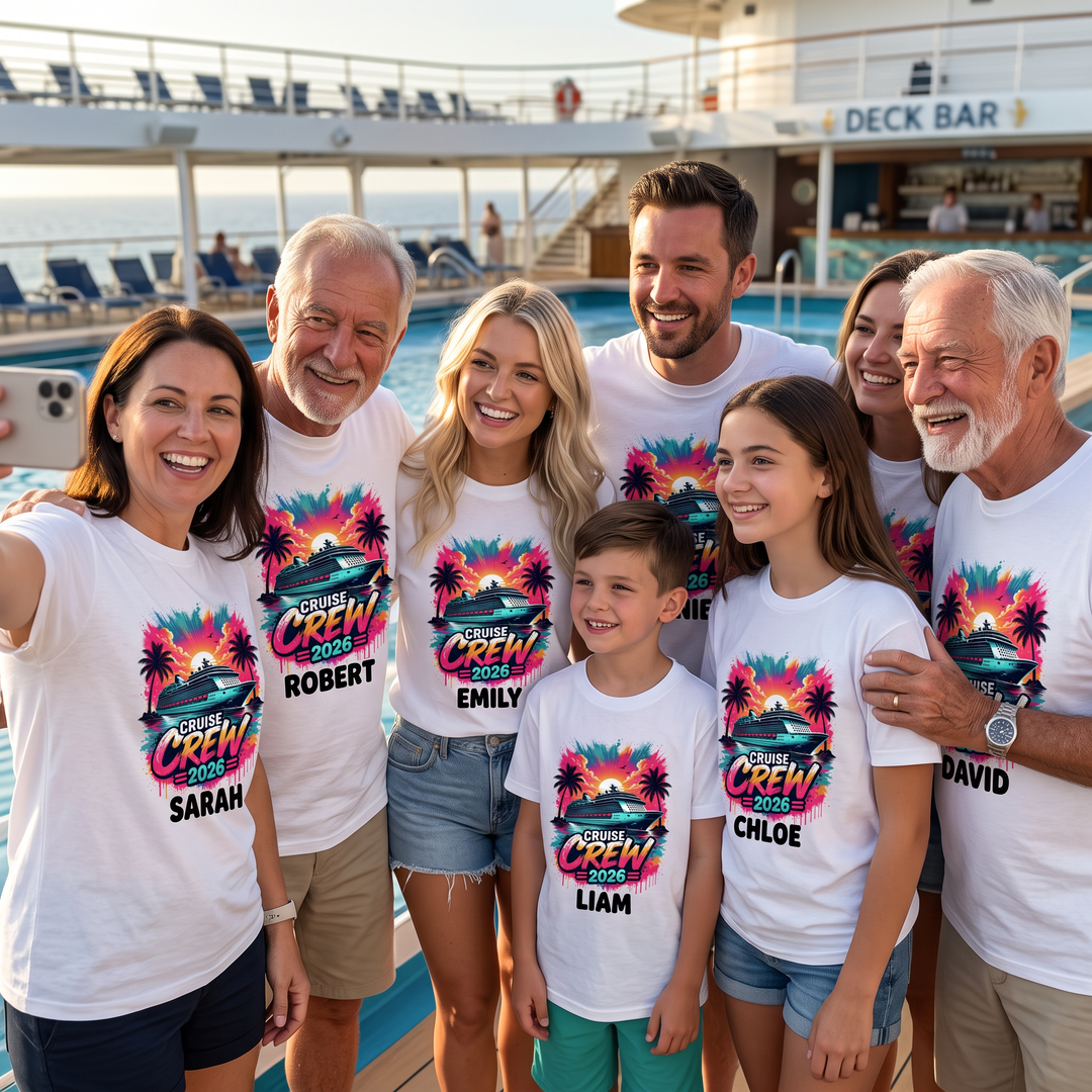 Cruise Crew 2026 Personalized T-Shirt