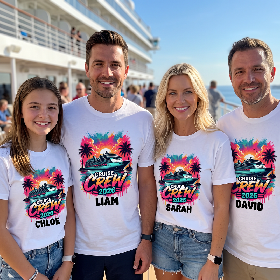 Cruise Crew 2026 Personalized T-Shirt