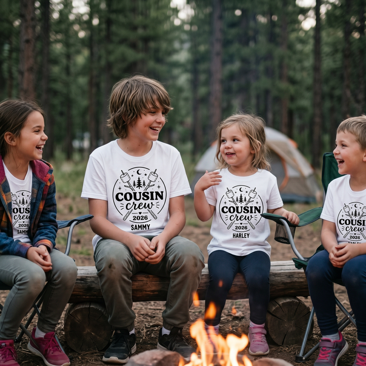 Personalised Cousin Crew Family T-Shirt