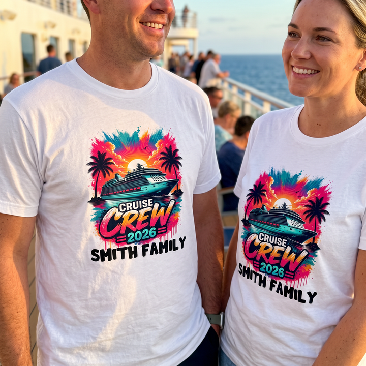 Cruise Crew 2026 Personalized T-Shirt