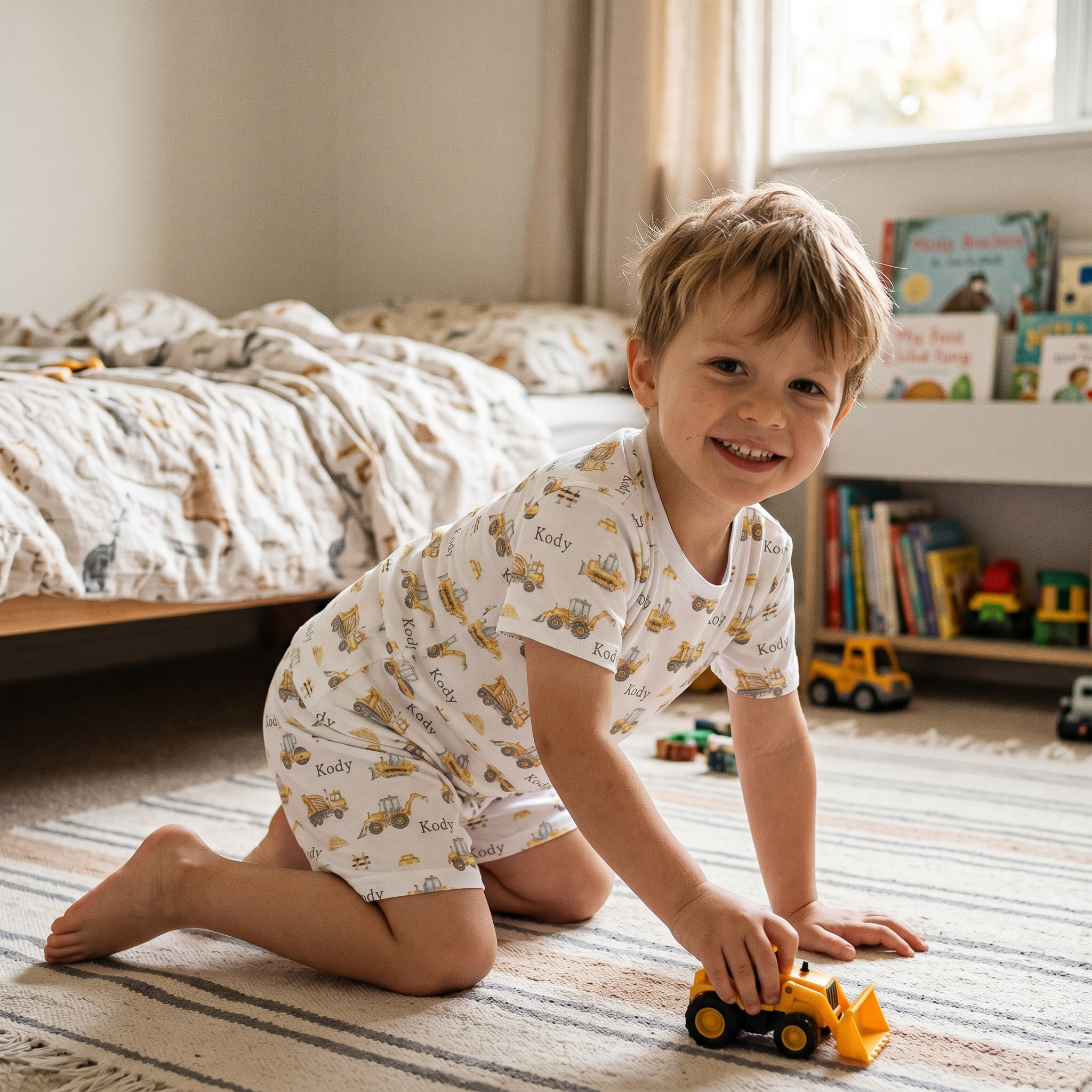 Personalised Kids Pyjamas - Short Sleeve