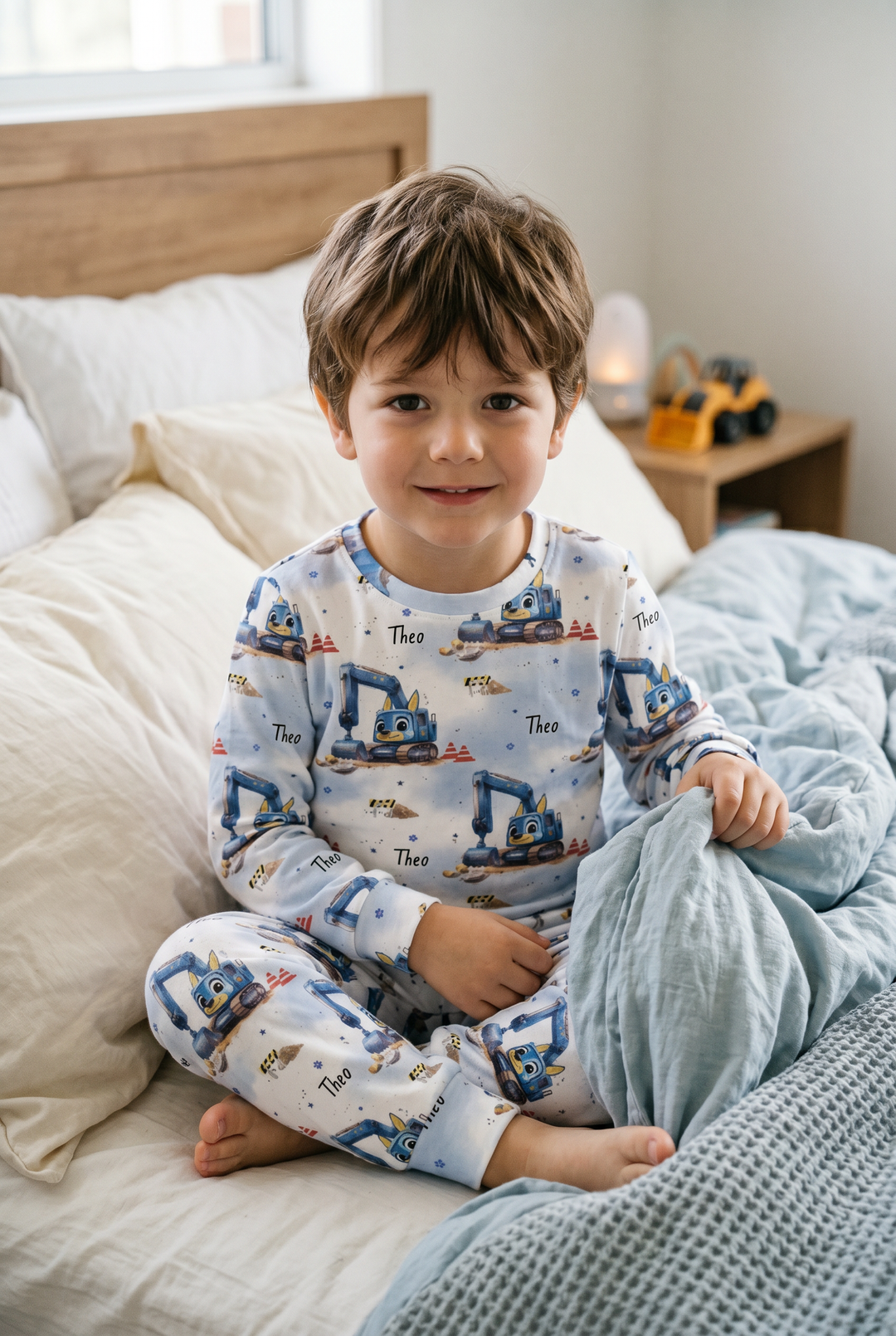 Personalised Kids Long Sleeve Pyjamas