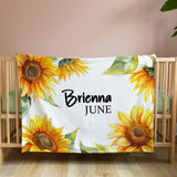 Personalised Floral Blanket