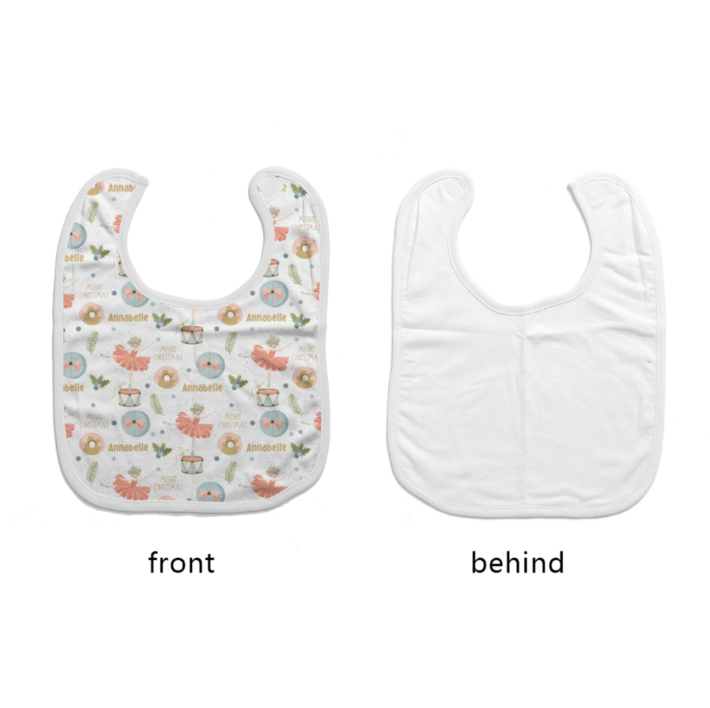 Personalised Christmas Baby Bib - The Custom Co